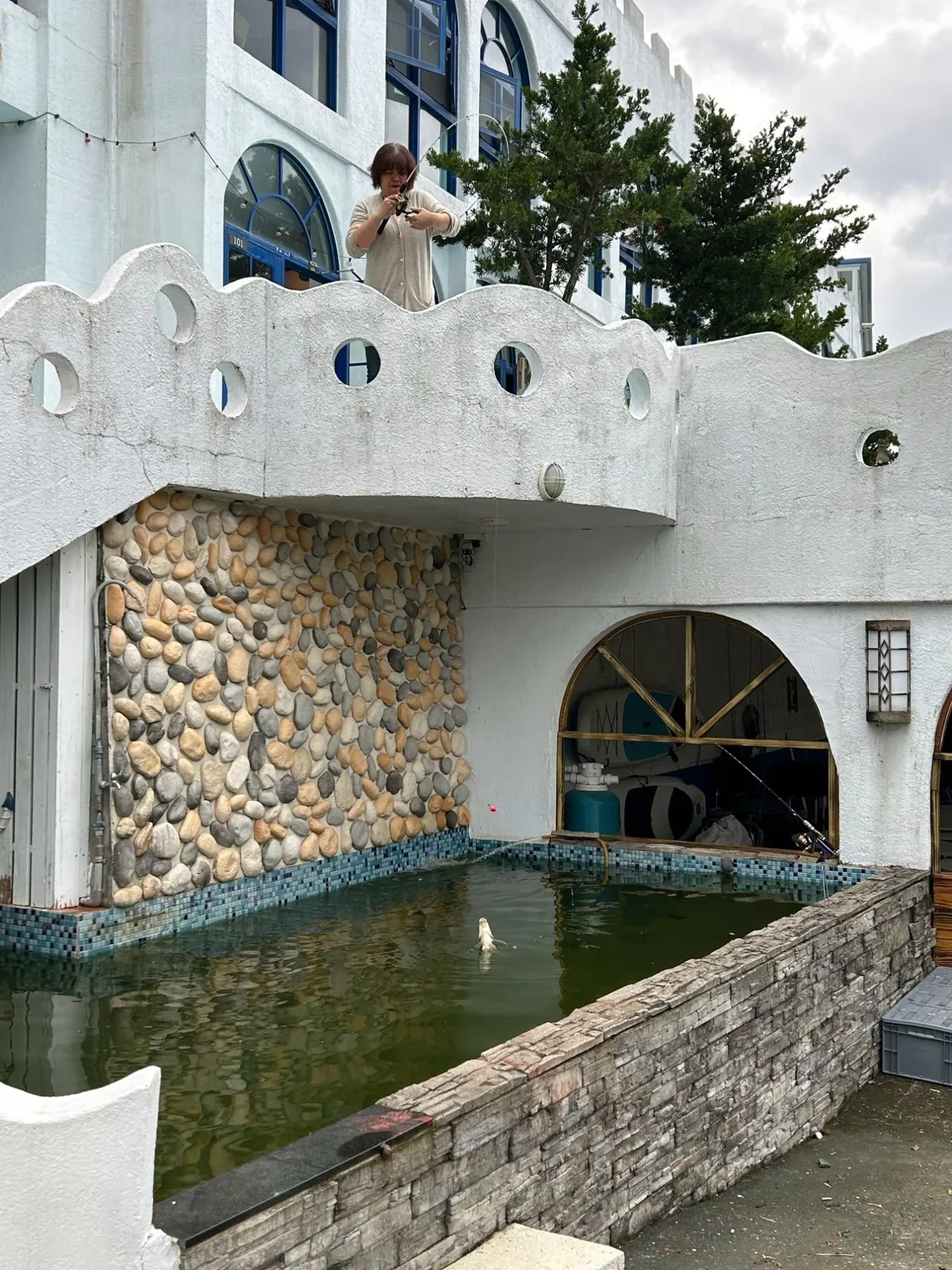 建築與水池