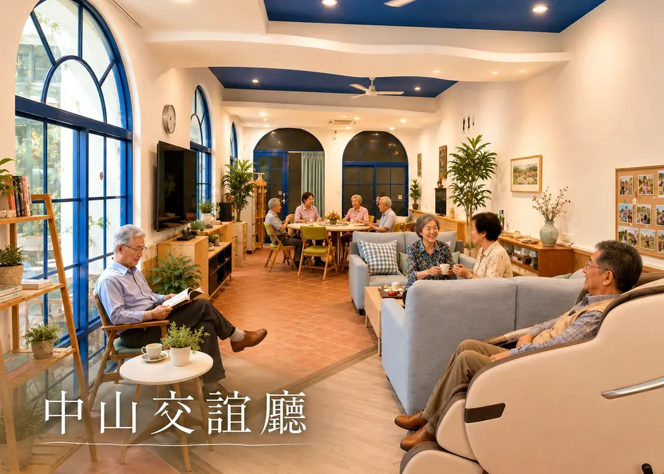 中山交誼廳｜閱讀、休閒與會客